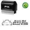 PSI Pre-Ink Car Detonate Address Stamper