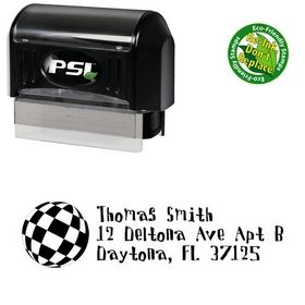 Pre-Inked Disco Ball Davis Custom Address Ink Stamp