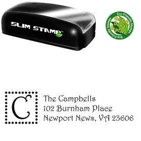 Portable Dots Harrington Custom Address Stamp