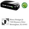 Slim Pre-Inked Lines Vertical Lapidary Inking Address Stamp