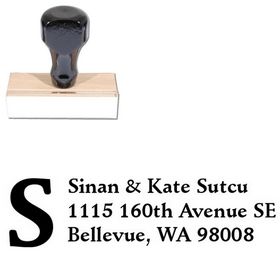 Initial Fill Schneidler Personal Address Stamp