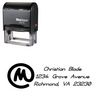 Self-Inking Copyright Violations Customized Address Stamper