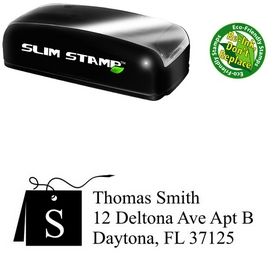 Portable Card Times New Roman Initial Address Stamper