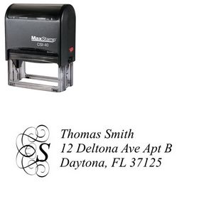 Self Stamping Dukeplus Customized Address Ink Stamp