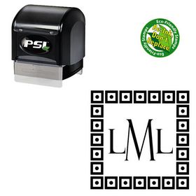 PSI Pre-Inked Felix Titling Personal Initials Stamp