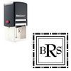 Self Ink BernhardMod Monogram Rubber Stamp