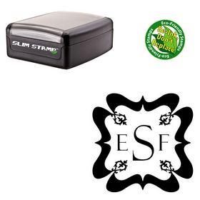 Compact Felix Titling Personalized Initials Stamp