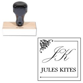 Palace Script Personalized Name Stamper