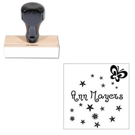 Jandles Personal Monogrammed Rubber Stamp