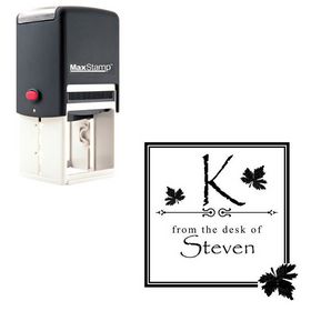 Self Inking Papyrus Custom Made Initial Address Stamp