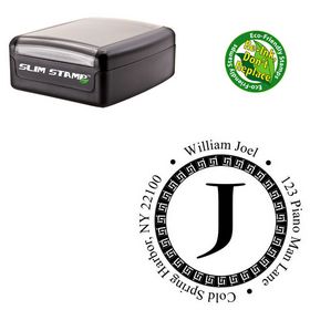 Slim Bernhard Mod Personal Round Initial Stamper