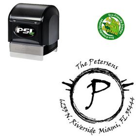 Pre Inked Viner Hand Personal Rubber Initial Stamp