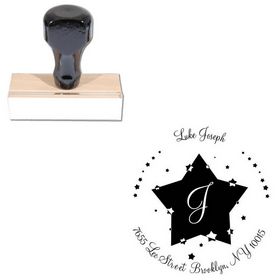 Monterey-Regular Personal Monogrammed Letter Stamp