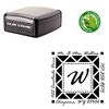 Slimline Rage Italic Personalized Monogram Address Stamp