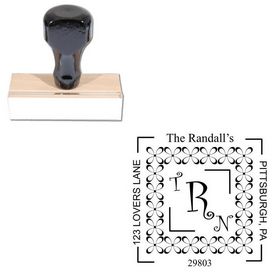 Curlz Personalized Wedding Monogram Stamp