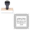 Felix Titling Personalized Address Monogram Stamp