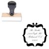 Palace Script Personalized Address Monogram Stamp