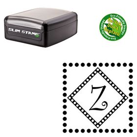 Slimline Curlz Personal Initial Address Stamp