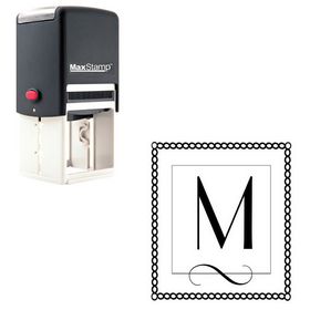 Self-Inking Parisian Personalized Monogrammed Letter