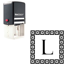 Self-Inking Felix Titling Custom Monogrammed Letter Stamp