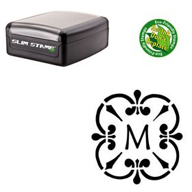 Slim Pre-Ink Maiandra Rubber Initial Stamp