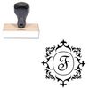 French Script Custom Monogrammed Letter Stamp