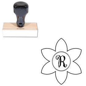 Gigi Custom Made Rubber Initial Stamp