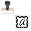 Rage Italic Custom Monogram Stamp