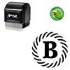 PSI Pre-Ink Schneidler Custom Made Monogram Initial Stamp