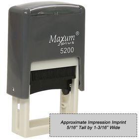 Self Inking Stamp MAXUM 5200 Size 5/16 x 1 3/16