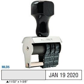 Local Date Stamp Size 11/32 x 1-3/8