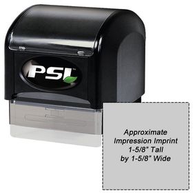 PSI4141 Pre Inked Stamp 1-5/8 x 1-5/8