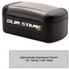 Slim Stamp 1444 Pre-Inked Stamp 1/2 x 1-3/4