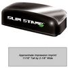 Slim Stamp 1854 Pre-Inked Stamp 11/16 x 2-1/8