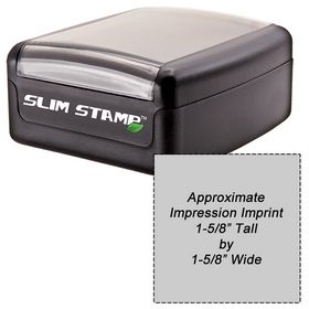 Slim Stamp 4141 Pre-Inked Stamp 1-5/8 x 1-5/8