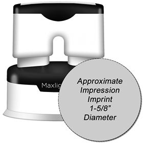 Maxlight X21 Pre-Inked Stamp 1-5/8 Diameter