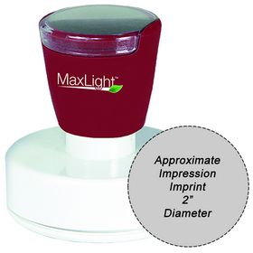 MaxLight XL2-655 Pre Inked Stamp 2 Diameter