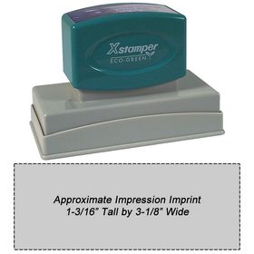 N24 Custom Xstamper 1-3/16 x 3-1/8