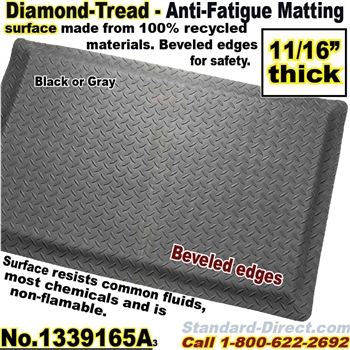 Diamond-Plate Anti-Fatigue Matting / 1339165A