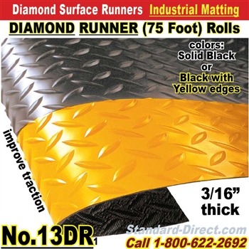 Diamond-Deck Tuff-Foot Runner Matting / 13DR