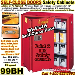 FLAMMABLE LIQUID SAFETY CABINETS 99BH