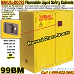 FLAMMABLE LIQUID SAFETY CABINETS 99BM