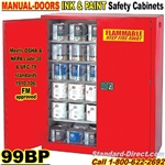 PAINT AND INK FLAMMABLE LIQUID SAFETY CABINETS 99BP