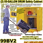 FLAMMABLE LIQUID SAFETY DRUM CABINETS 99BV2