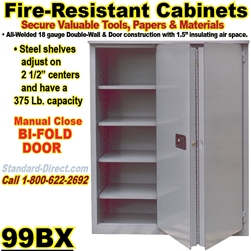 FIRE RESISTANT STEEL STORAGE CABINETS / 99BX