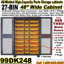 BIN STORAGE CABINETS 99DK248