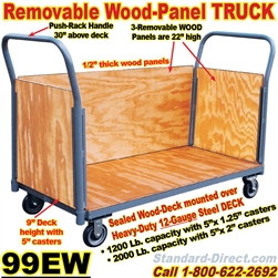 WOOD DECK PLATFORM TRUCKS 99EW