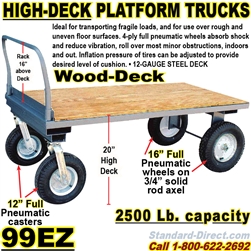 HIGH DECK PLATFORM TRUCKS 99EZ