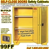 SELF CLOSE FLAMMABLE LIQUID SAFETY CABINETS 99FF