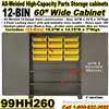 BIN STORAGE CABINETS 99HH260